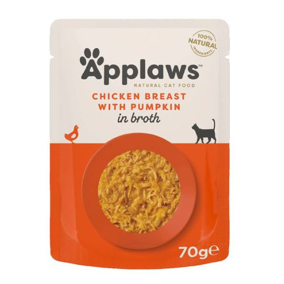 Applaws Chicken selection in broth 12x70g - zestaw wilgotnych karm dla kotów (kurczak)