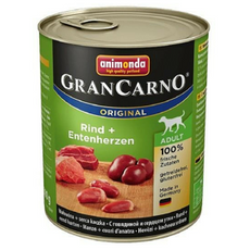 Animonda Gran Carno wołowina z kaczymi sercami karma dla psa puszka 400 g