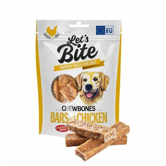 Brit Let's Bite Chewbones Bars with Chicken 175g - przysmak z kurczakiem