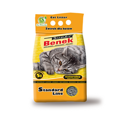 Super Benek Naturalny - bezzapachowy, bentonitowy żwirek dla kota 25 l