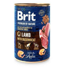 Brit Premium by Nature Lamb with Buckwheat wilgotna karma dla psów, 400g