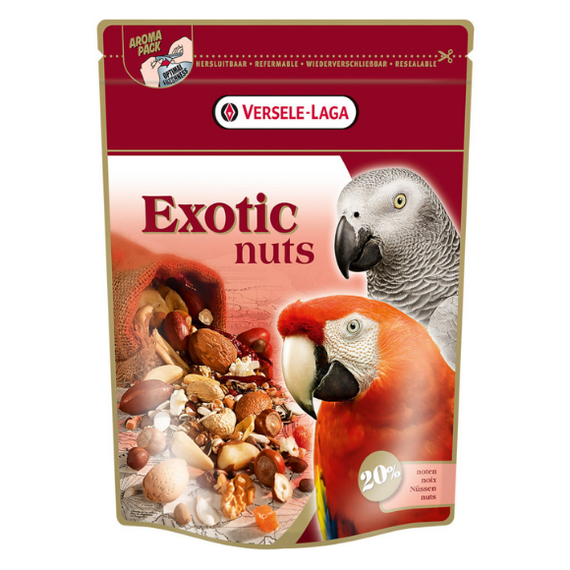 Versele-Laga Premium Prestige Parrots Exotic Nuts - Orzechy, ziarna, nasiona dla dużych papug, op. 750 g