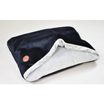 Legowisko dla psa lub kota - Lauren Design Norka Nel czarny velvet