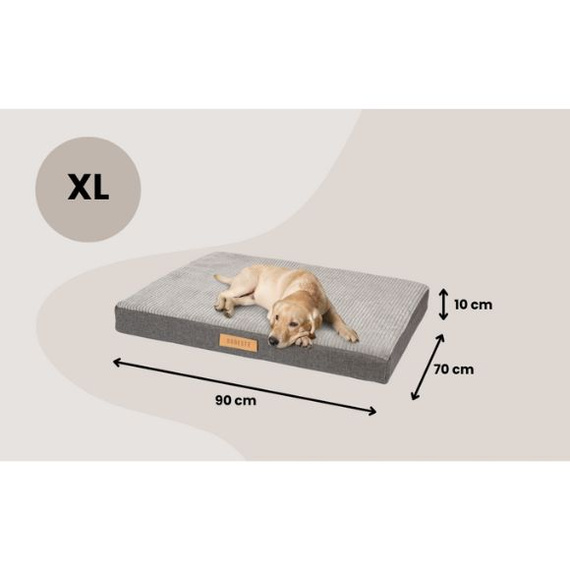 Materac ortopedyczny dla psa XL Dogeste szary