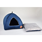 Budka dla kota lub psa 50x50cm Lauren Design BELLA granatowy velvet