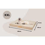 Materac ortopedyczny dla psa XXL Dogeste beżowy