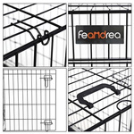 FEANDREA Klatka dla psa 106 x 70 x 77,5 cm