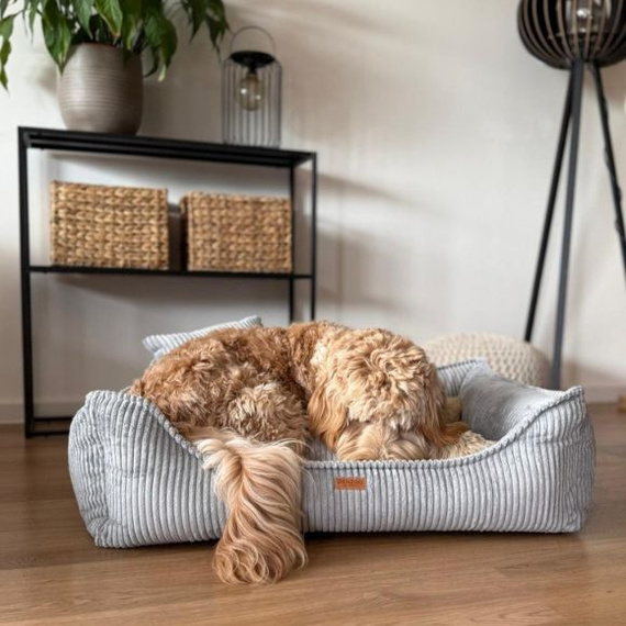 Milano Grey legowisko ortopedyczne dla psa i kota - rozmiar M