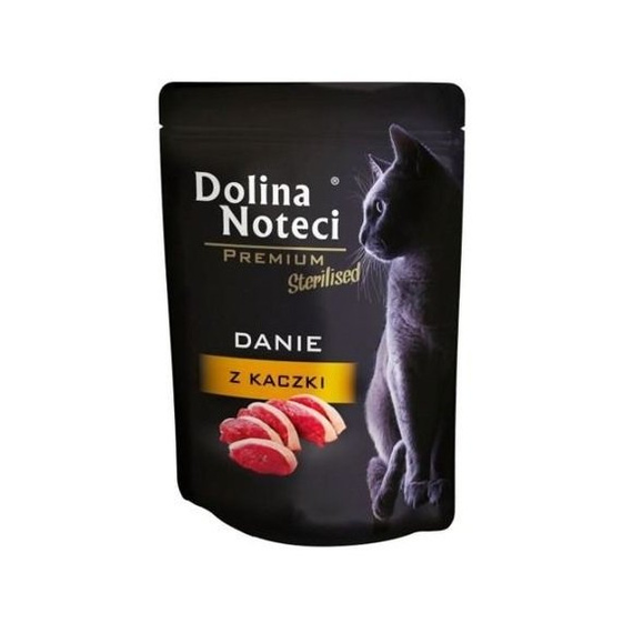 Dolina Noteci Premium danie z kaczką dla kotów sterylizowanych 85g