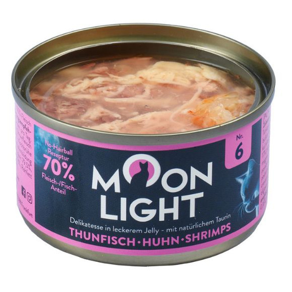 Moonlight Dinner Nr 6﻿ Tuńczyk, kurczak, krewetki puszka 80g