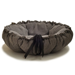 Lauren design legowisko Daisy 65cm - legowisko dla psa lub kota szaro-szare (pikowane)