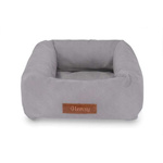 Transporter do samochodu dla psa lub kota w kolorze jasnoszarym - Dogeste