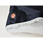 Legowisko dla psa lub kota - Lauren Design Norka Nel czarny velvet