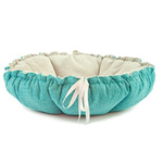 Lauren design legowisko Daisy 80cm - legowisko dla psa lub kota turkusowo-szare