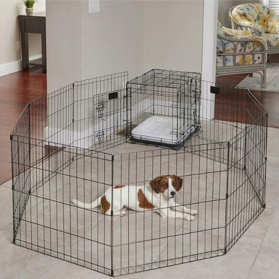 Kojec Metalowy 8 Paneli 61x61 cm – Składany