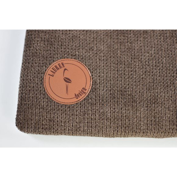 Materac na parapet dla kota Lauren Design CLEO 50x20cm brąz struktura