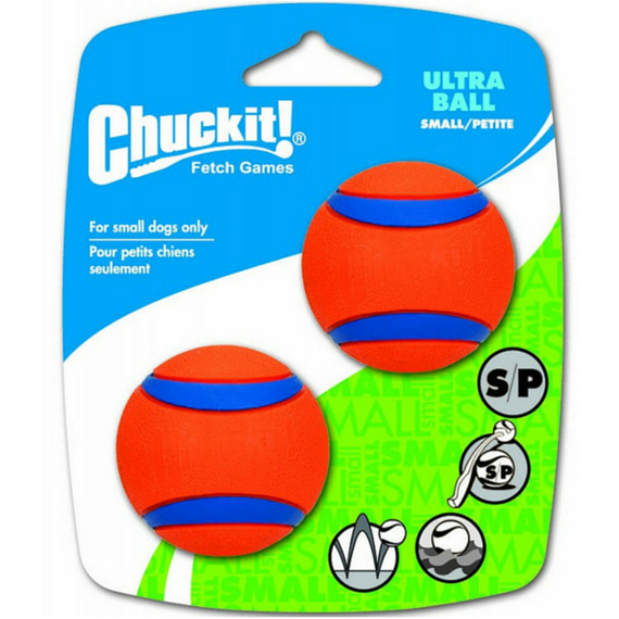Chuckit! Ultra Ball Small - piłka dla małych psów - dwupak