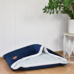 Legowisko dla psa lub kota - Lauren Design Norka Nel granatowy velvet