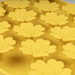 DUVO+ mata węchowa silikonowa dla psa 20 × 20 cm – żółta