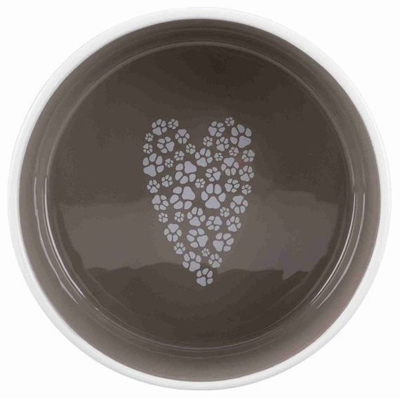 Miska ceramiczna Pet's Home 0,3l kremowo-szara Trixie