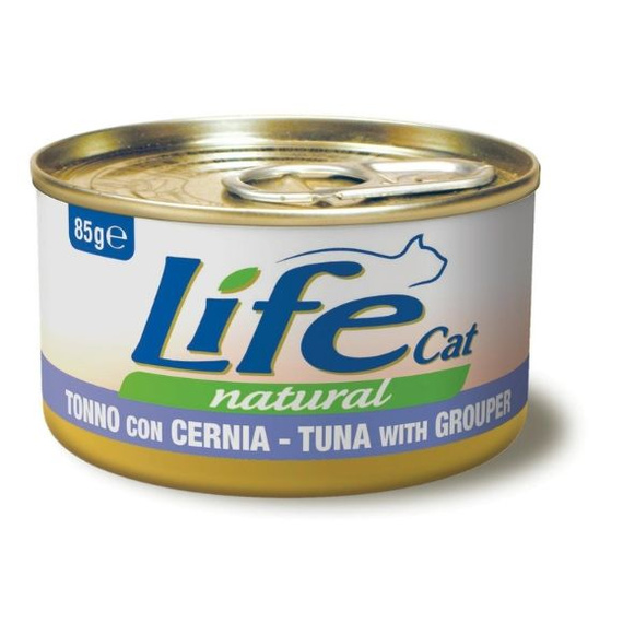 Life Cat Natural Tuńczyk Granik mokra karma dla kota puszka 85g