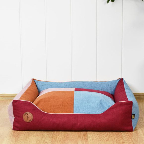 Lauren Design CEZAR - kolorowa kanapa dla psa lub kota 60/50cm