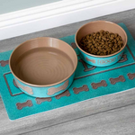 Miska melaminowa Bone kolor morski duża 2l TarHong