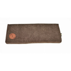 Materac na parapet dla kota Lauren Design CLEO 50x20cm brąz struktura