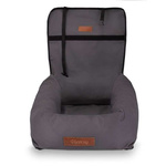 Transporter do samochodu dla psa lub kota w kolorze szarym - Dogeste