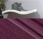 Półka dla kota FALA 75 symetryczna prawa kolor fioletowy