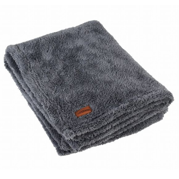 Kocyk Rose grafitowy Lauren Design 110x80cm