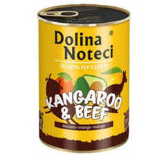 Dolina Noteci Superfood kangur i wołowina 400 g karma dla psów dorosłych
