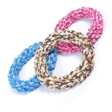 Zabawka Ring z plecionego sznura o średnicy 19cm - Duvo+