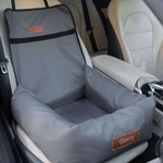 Transporter do samochodu dla psa lub kota w kolorze szarym - Dogeste