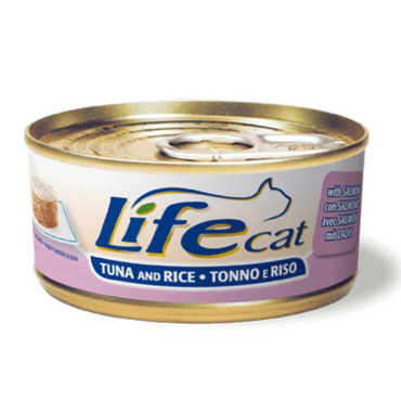 Life Cat Tuńczyk z łososiem mokra karma dla kota puszka 170g