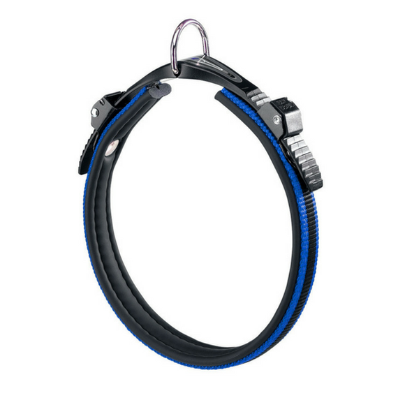 Ferplast obroża Ergocomfort niebieska 15 mm / 33 cm