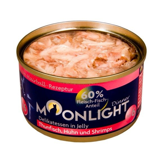 Moonlight Dinner Nr 6﻿ Tuńczyk, kurczak, krewetki puszka 80g