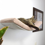 Półka ścienna dla kota ŁUK 100 cm - różne kolory