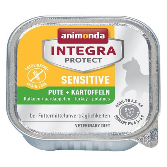 Animonda Integra Protect Sensitive Indyk z ziemniakami 100g karma dla wrażliwych kotów