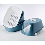 Savic Reina Sift - duża toaleta dla kota w kolorze szarym