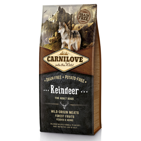 Carnilove Dog Reindeer karma dla psów dorosłych 1,5 kg