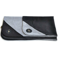 Lauren design narzuta DANTE czarno-szara 100/70cm