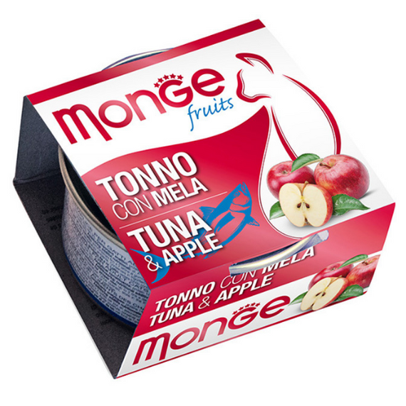 Monge Fruits Tuna Apple karma dla kotów Tuńczyk Jabłko 80g