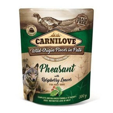 Carnilove Dog Pheasant & Raspberry bażant, liście malin 300g
