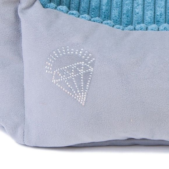 Lauren design Diana legowisko dla psa lub kota petrol blue