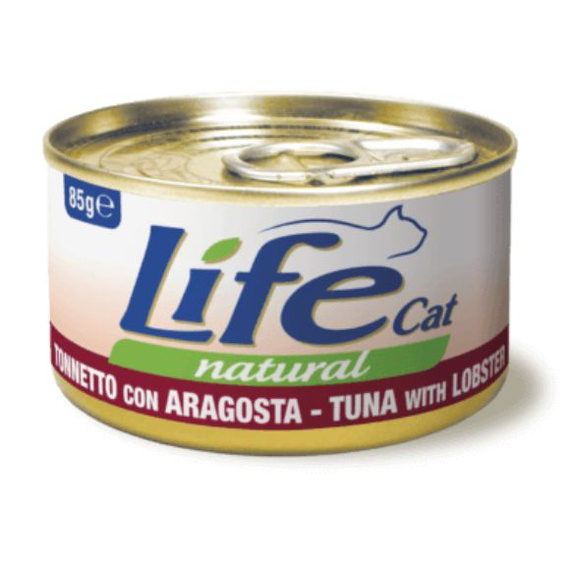 Life Cat Natural Tuńczyk z Homarem mokra karma dla kota puszka 85g