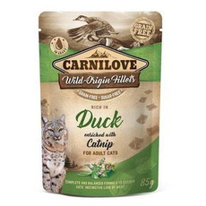 Carnilove Fillets Kaczka z kocimiętką - mokra karma dla kota saszetka 85g