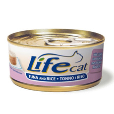 Life Cat Tuńczyk z łososiem mokra karma dla kota puszka 170g