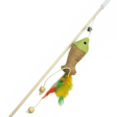 Pet Nova wędka z rybką - zabawka dla kota 40cm