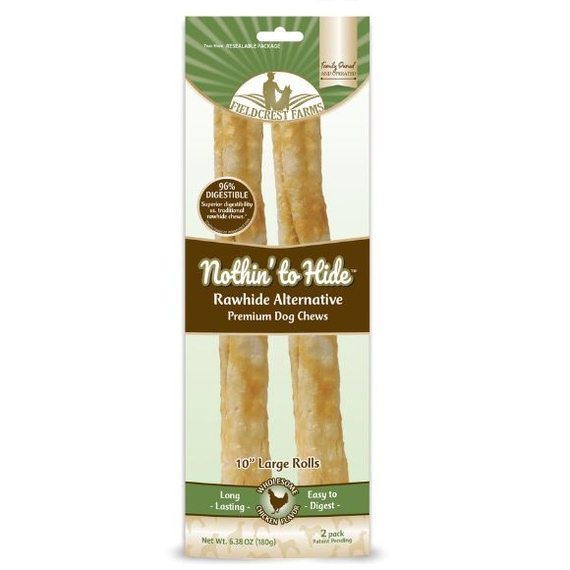 Nothin to Hide rolki 26cm Kurczak 2 sztuki - kolagenowe gryzaki dla psów